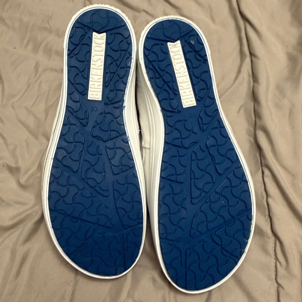 NWOB Birkenstock QO 400 White Leather Slipons - Picture 3 of 9